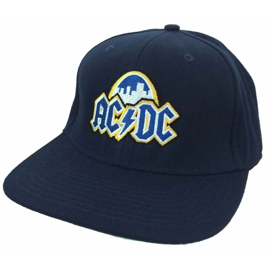 AC/DC St. Louis Skyline Event Concert Black Snapback Baseball Cap ...