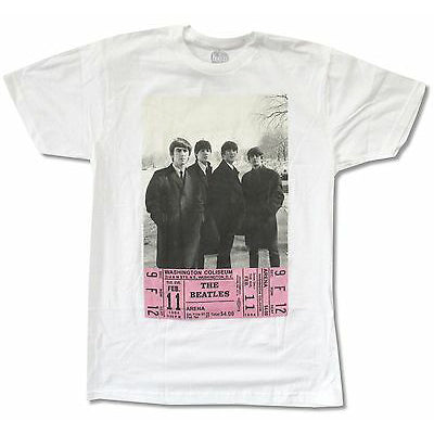 Beatles D.c. Ticket T-shirt Front