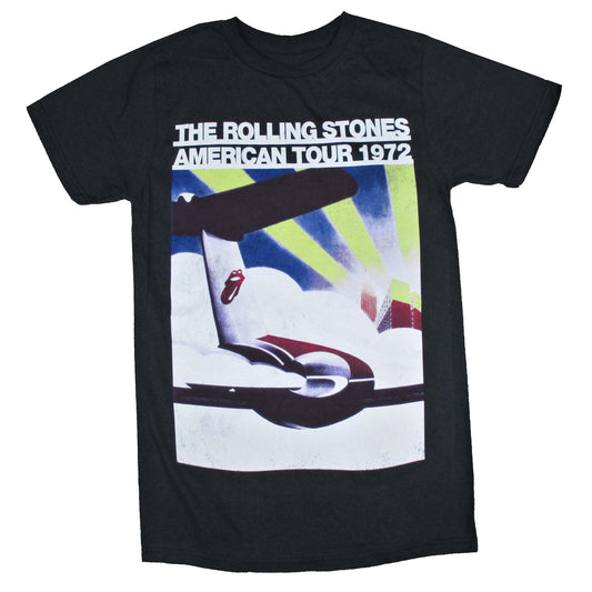 Rolling Stones Us Tour Plane T-shirt Front