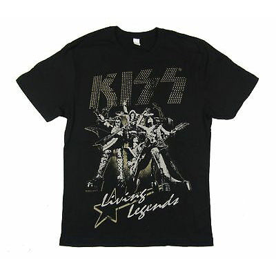 KISS Living Legends Classic Makeup T-shirt Front
