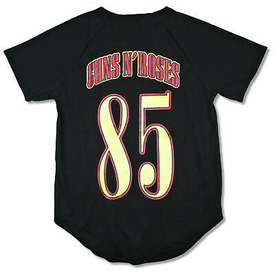 Guns N Roses Patch Henley T-shirt Back