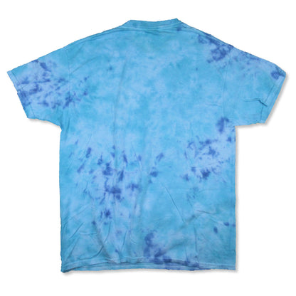 Gorillaz Orange Circle Logo Tie Dye T-shirt Back
