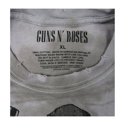 Guns N Roses Trio Distressed 3 Skulls Tie Dye T-shirt Back