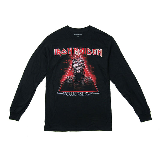Iron Maiden Powerslave Triangle Long Sleeve Long Sleeve Front