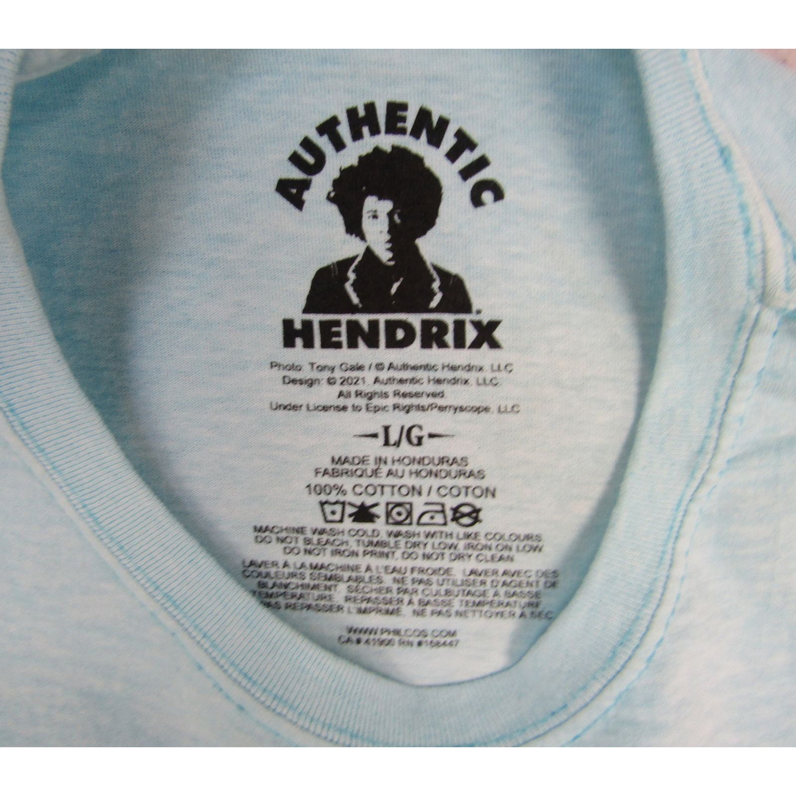 Jimi Hendrix Signature Photo T-shirt