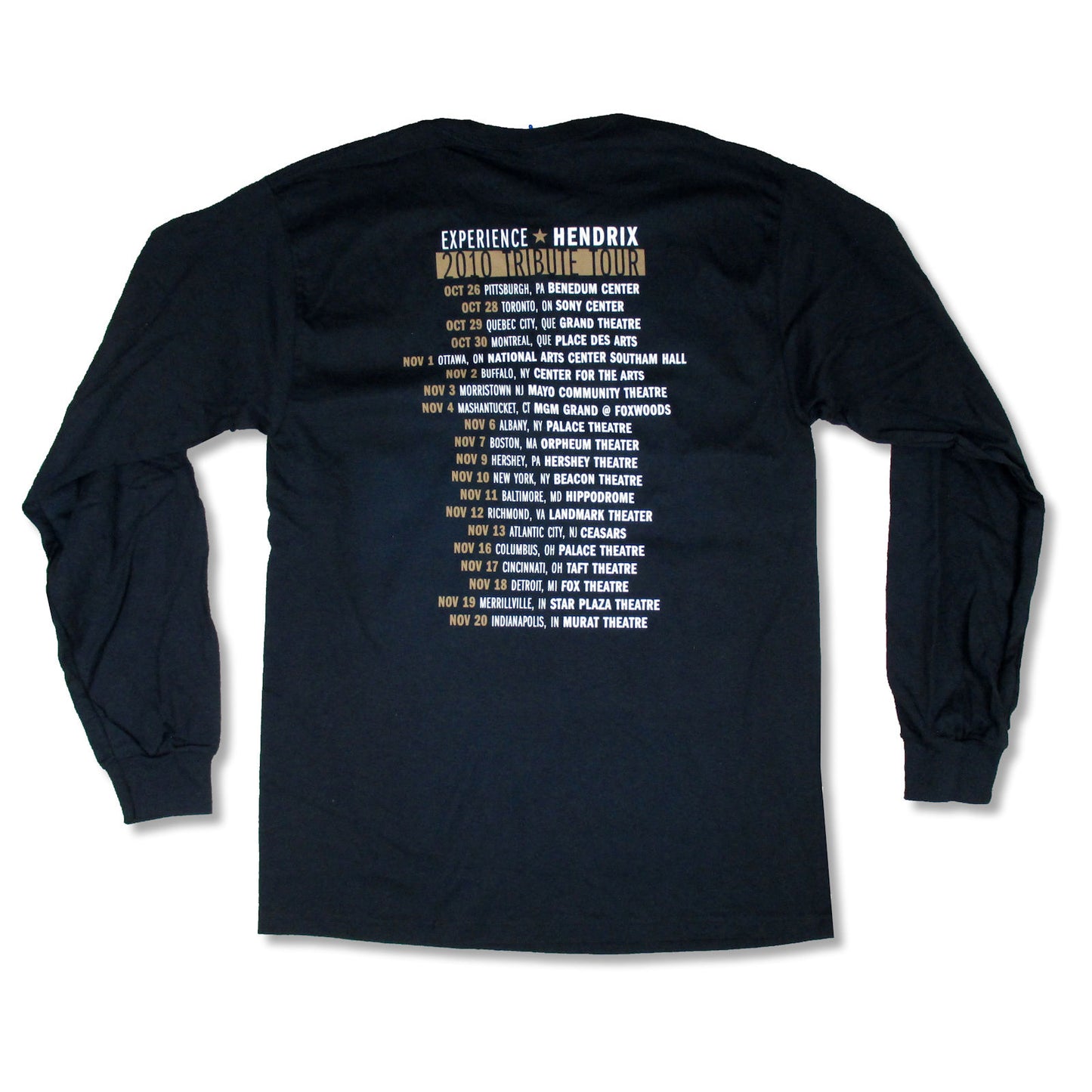 2010 Tribute Tour Long Sleeve Long Sleeve