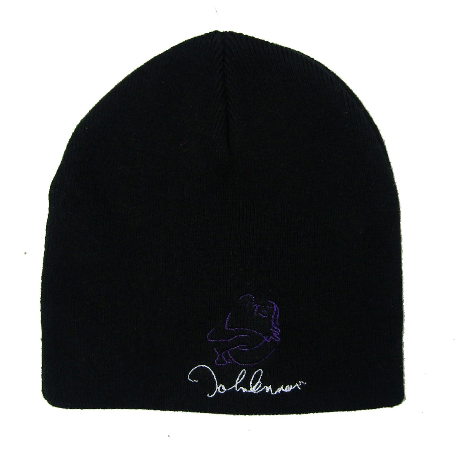 Peace & Love Black Beanie Hat Beanie