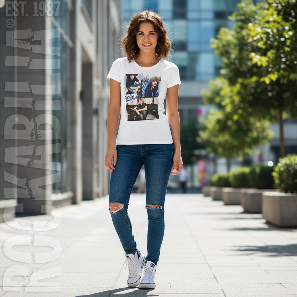 Justin Bieber 3 Pics & Note Junior Top 437232 | Rockabilia Merch Store