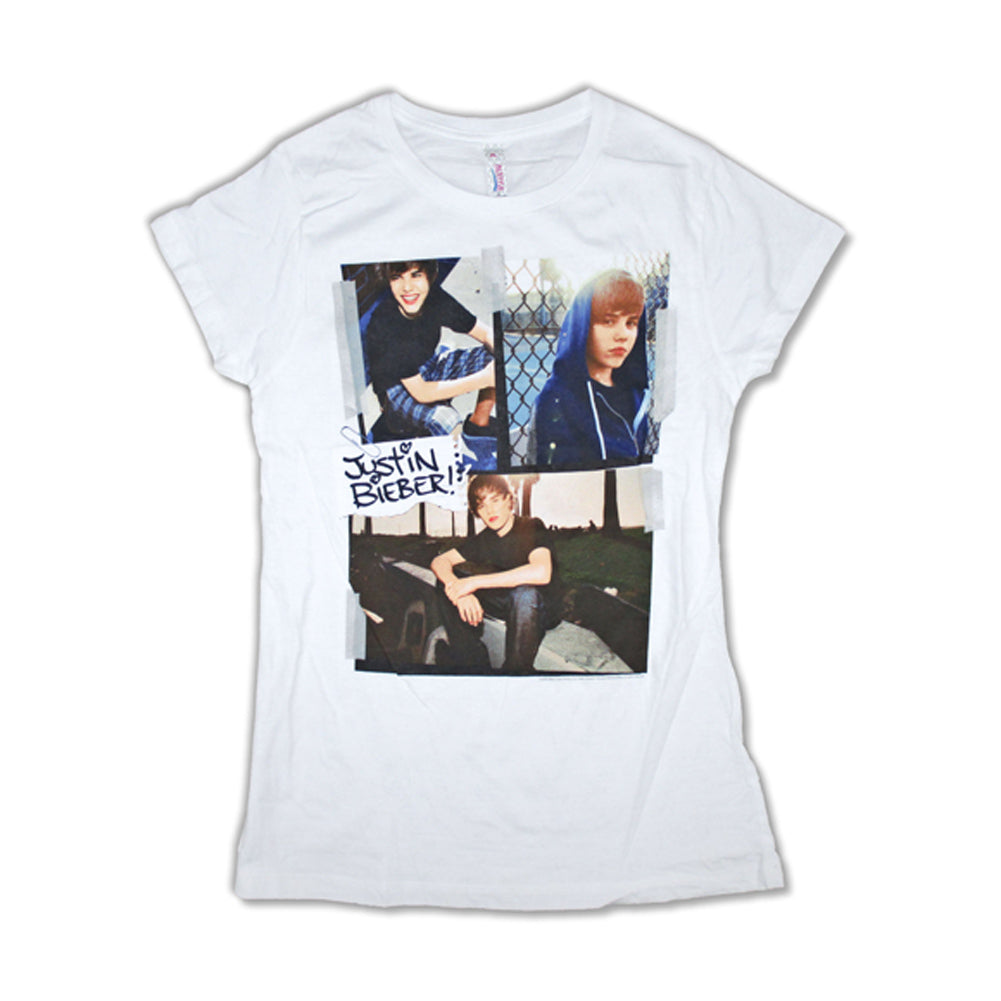 Justin Bieber 3 Pics & Note Junior Top 437232 | Rockabilia Merch Store