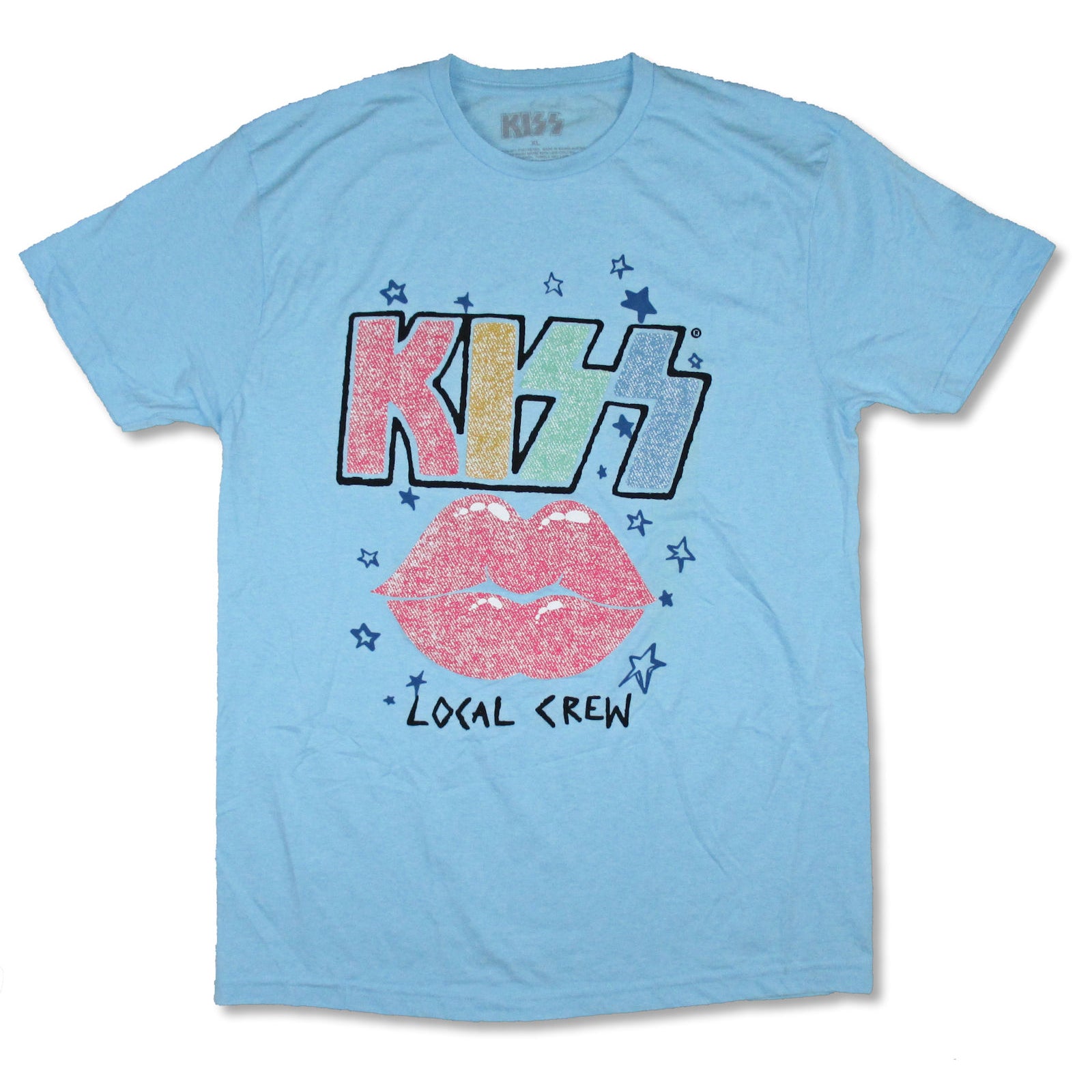 KISS Local Crew Lips Stars (Only 3 left) T-shirt