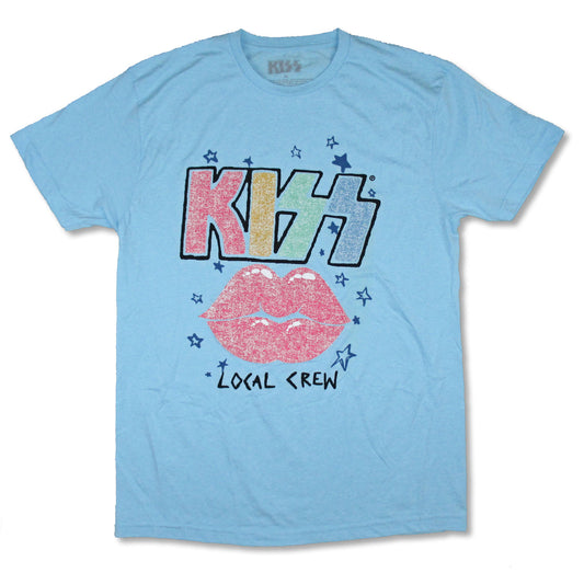 KISS KISS Local Crew Lips Stars (Only 3 left) T-shirt