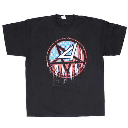 Flag Pentragram Mosh Warning Sign T-shirt