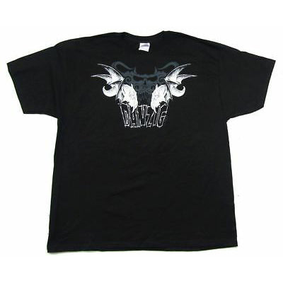 Twin Winged Skulls Beast Skull T-shirt