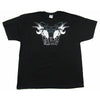 Twin Winged Skulls Beast Skull T-shirt