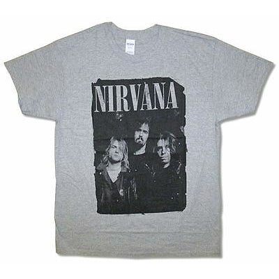 Nirvana Group Photo Heather T-shirt