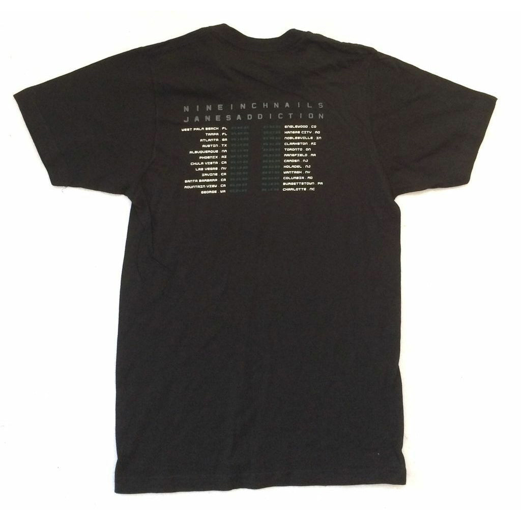Nine Inch Nails Jane''s Addiciton Ninja 2009 Tour T-shirt Back