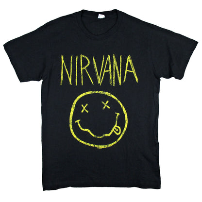 Nirvana Chalk Face T-shirt Front