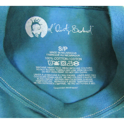 Odb Neon Portrait Blue Green Tie Dye T-shirt