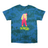 Odb Neon Portrait Blue Green Tie Dye T-shirt