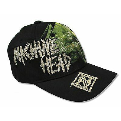 Machine Head Unto The Locust Black Fitted Cap Baseball Cap