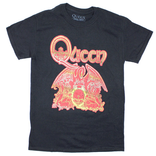 Queen Queen Red Crest Emblem Logo T-shirt