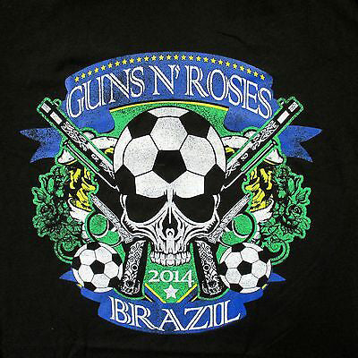 Guns N Roses Brazil 2014 T-shirt Back