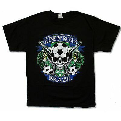 Guns N Roses Brazil 2014 T-shirt Front
