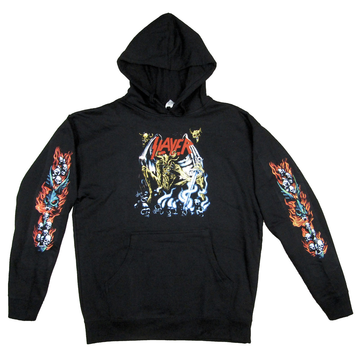 Slayer Demon Pullover Hooded Sweatshirt Front