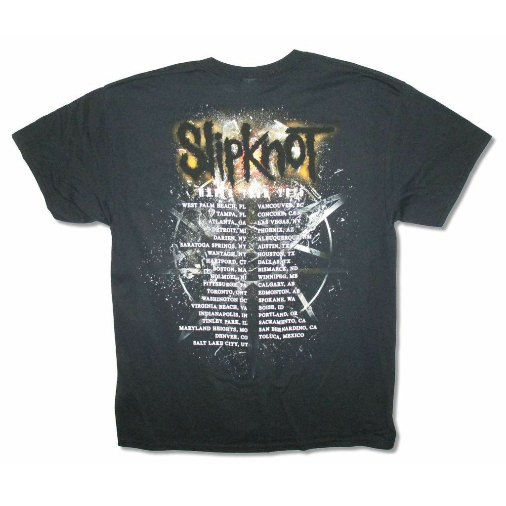 Slipknot Smashed 2015 World Tour T-shirt Back