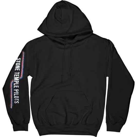 Stone Temple Pilots Stripes Pullover Hoodie Hooded Sweatshirt Front