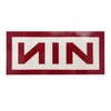 Nin Logo Red And White Square Sticker Sticker