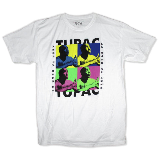 Tupac Keep Ya Head Up T-shirt Front