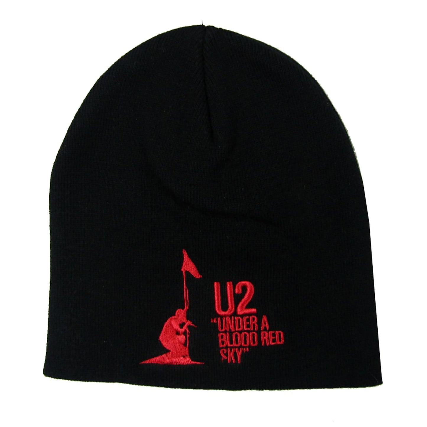 U2 Under A Blood Red Sky Black Beanie Hat Beanie