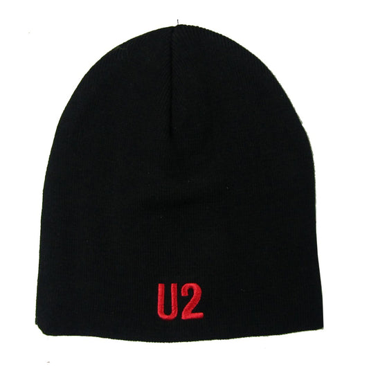 U2 Under A Blood Red Sky Black Beanie Hat Beanie
