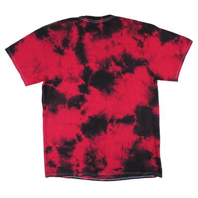 Iron Maiden Powerslave Red & Black Tie Dye Tee Tie Dye T-shirt Back