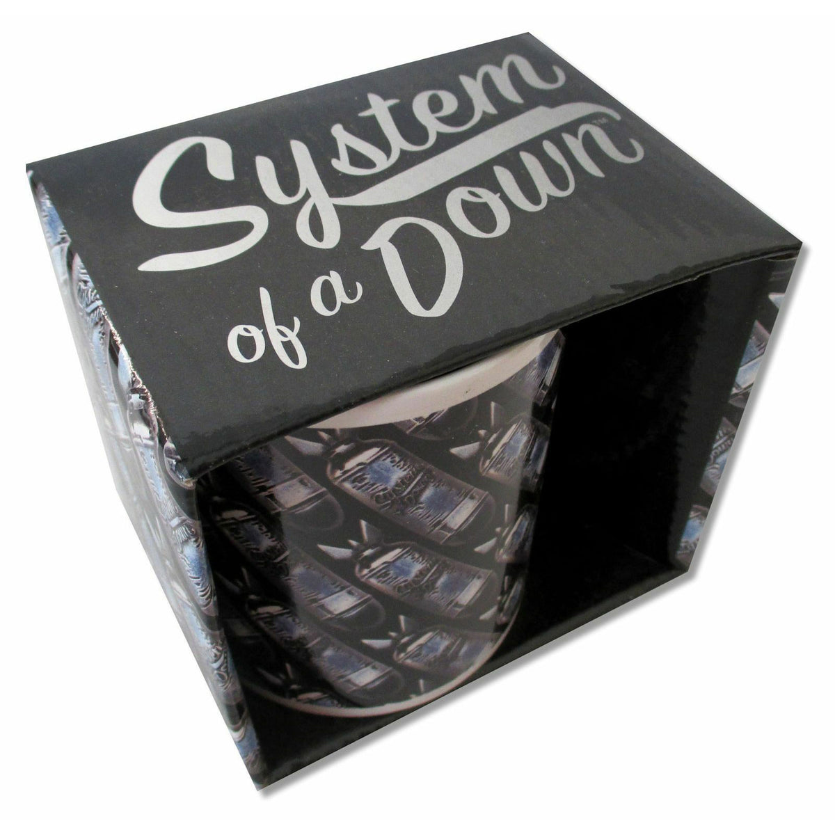 System Of A Down Repeated Bomb Ceramic Coffee Mug Coffee Mug Back