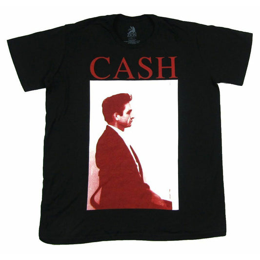 Johnny Cash Profile Shot T-shirt Front