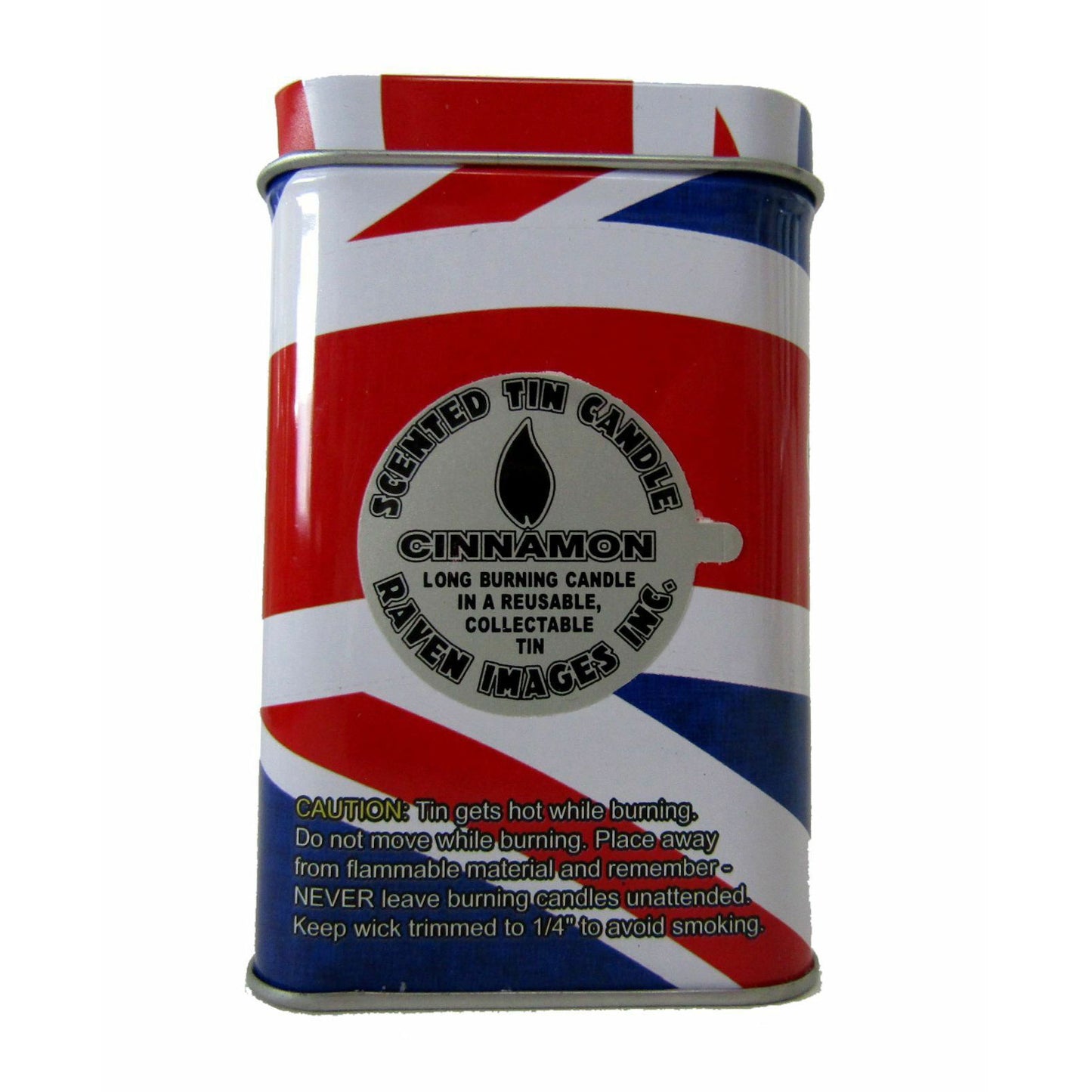 Sex Pistols God Save The Queen Cinnamon Scented Candle Tin Candle Back