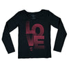 Love Lines Long Sleeve Girls Jr  Long Sleeve