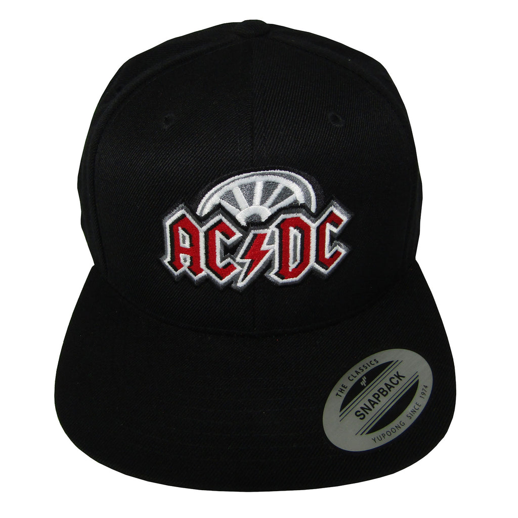 AC/DC Detroit Black Snapback Hat Baseball Cap 438089 | Rockabilia Merch ...