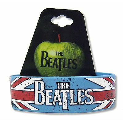 Union Jack Blue Silicone Wrist Band Rubber Bracelet