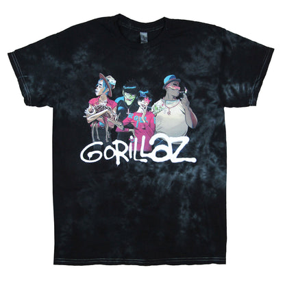 Gorillaz Fawn Tie Dye T-shirt Front