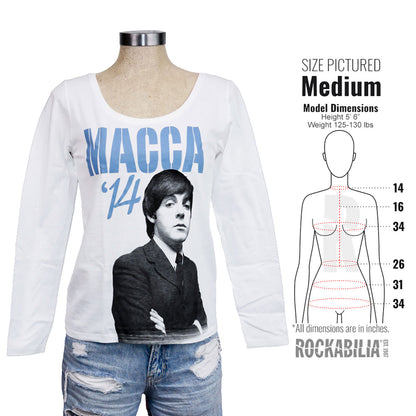 Macca ''14 Long Sleeve Girls Jr  Long Sleeve