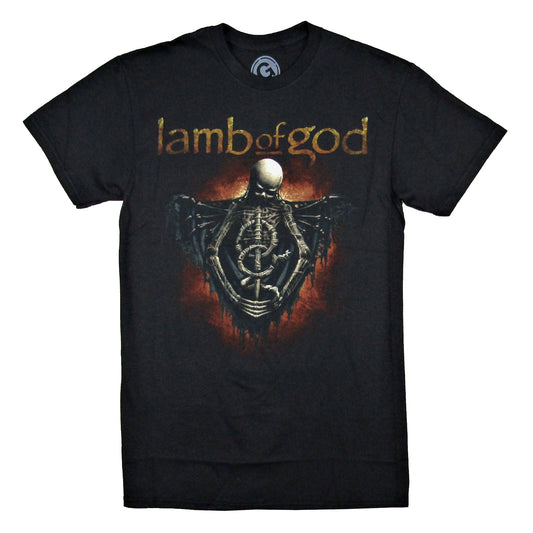 Lamb Of God Torso Skeleton T-shirt Front