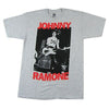 Johnny Ramone Stage Pic Heather T-shirt