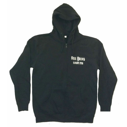 Europe 2008 Tour Zip Up Zippered Hooded Sweatshirt