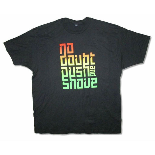 No Doubt Colored Push And Shoved T-shirt Front