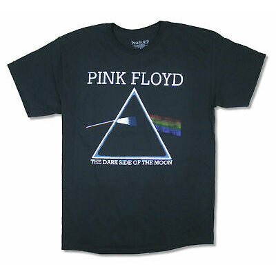 Pink Floyd Dark Side Of The Moon Distressed Rainbow T-shirt Front