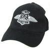 Winged Skulls Moto Logo Fitted Baseball Cap Baseball Cap