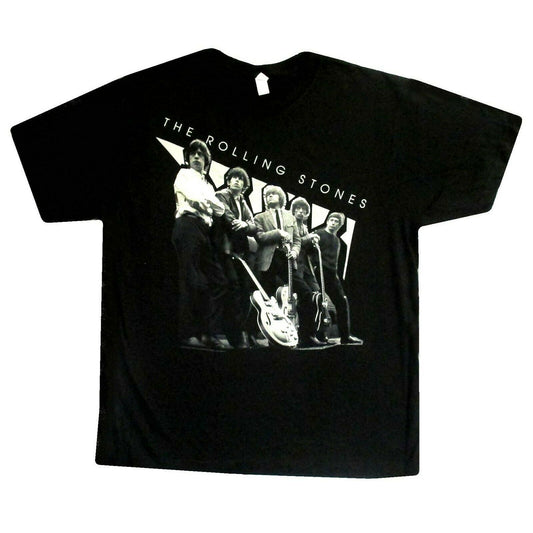 Rolling Stones Group Shot Classic Early Pic T-shirt Front
